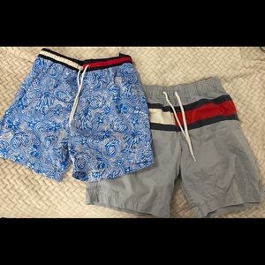 2 Tommy Hilfiger swim trunks